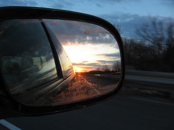 rearview sunset.JPG